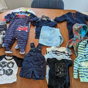 6-9 month baby boy clothing lot (summer/fall)